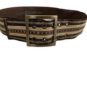 Wide Leather Belt